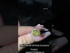 925 Ασημένιο Στερλίνγκ CZ Δαχτυλίδια με καθαρό χρώμα πέτρας