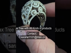 8.35g Κουβικό Ζιρκόνιο Οβάλ Δαχτυλίδια Αγαλμασίας AAA 1.5 Καρατίων CZ Δαχτυλίδι Σολιτάρι