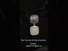 10x10 χιλιοστών Κουσούνι Λευκό Jade Stud σκουλαρίκια 925 Ασημένιο Μινιμαλιστικό στυλ