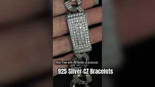 Ασημένιο βραχιόλι 19cm 925 CZ 100g Προσωποποιημένα Ασημένια Βραχιόλια Friendship