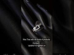 Δαχτυλίδια Ασημί 925 CZ με ακτινοβόλο σχήμα αχλαδιού