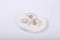 Ακτινοβόλα τέμνοντα εκλεκτής ποιότητας δαχτυλίδια αρραβώνων 2.05g 925 ασημένια δαχτυλίδια του CZ για τις γυναίκες
