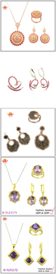 Κλασικό Χρυσό 925 κοσμήματα με AAA Cz Stone Dangle Pendant