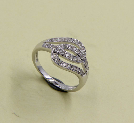 Radiant Cut Pear CZ δαχτυλίδια σε καθαρό στερλινγκ ασήμι 925 πέτρα Μέγεθος 1,0-2,0 mm χαραγμένο ασημένιο δαχτυλίδι ασημένια μοντέλα δαχτυλίδια