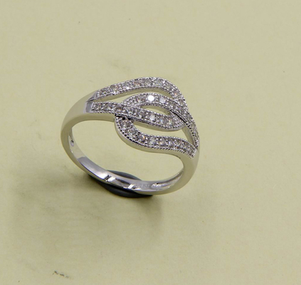 Radiant Cut Pear CZ δαχτυλίδια σε καθαρό στερλινγκ ασήμι 925 πέτρα Μέγεθος 1,0-2,0 mm χαραγμένο ασημένιο δαχτυλίδι ασημένια μοντέλα δαχτυλίδια