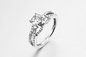925 εξαιρετικά ασημένια γαμήλια δαχτυλίδια δαχτυλιδιών του CZ κυβικά Zircon για τις γυναίκες