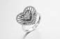 «Telesthesia» μέσο δαχτυλίδι αρραβώνων κοσμήματος 925 εξαιρετικό ασημένιο δαχτυλιδιών του CZ
