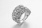 Οι «αμέτρητοι κόμβοι» 925 εξαιρετικά ασημένια δαχτυλίδια του CZ εμπλέκουν το γαμήλιο παρόν