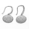 4.45g χειροποίητος ταλαντεύστε τα ασημένια σκουλαρίκια στηριγμάτων σκουλαρικιών S925 για τις γυναίκες