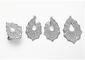Άσπρο ασήμι 925 καθορισμένο αχλάδι 925 του CZ κοσμήματος εξαιρετικά ασημένια περιδέραιο και σκουλαρίκια καθορισμένα