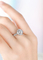 χρυσά δαχτυλίδια αρραβώνων συστάδων δαχτυλιδιών 2.9g Edwardian διαμαντιών 0.5ct 0.28ct 18K