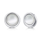 Ο κύκλος στερεώνει τα σκουλαρίκια εξαιρετικό ασημένιο AAA+ 925 ασημένια σκουλαρίκια του CZ για τις γυναίκες