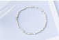 άσπρο χρυσό μπέιζ-μπώλ βραχιολιών διαμαντιών 16cm 18K χρυσό για τις γυναίκες
