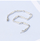 άσπρο χρυσό μπέιζ-μπώλ βραχιολιών διαμαντιών 16cm 18K χρυσό για τις γυναίκες