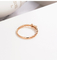 Χρυσά δαχτυλίδια αρραβώνων δαχτυλιδιών 0.3ct Moissanite διαμαντιών Bowknot 18K για το γάμο